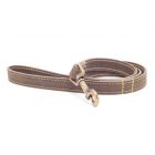 Ancol Timberwolf Leather Lead - Sable - 1m x 19mm