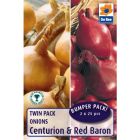 De Ree Twin Pack Centurion & Red Baron Onion Sets - 2 x 25 pcs