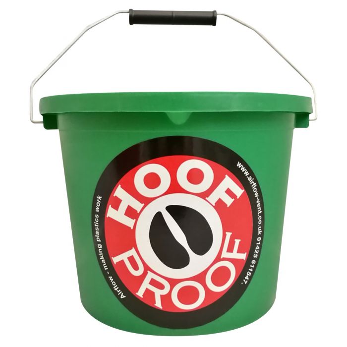 2.5 Lt Airflow Hoof Proof Mini Calf/Multi Purpose Bucket Green
