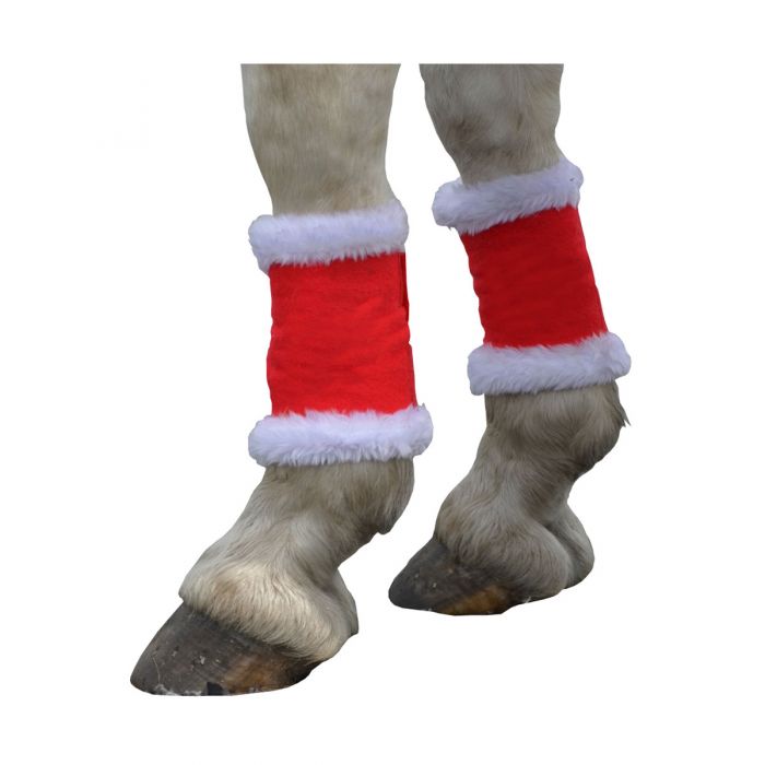 Showquest Christmas Horse Complete Dress Up Exercise Sheet Leg Wraps Rein Sleeve 