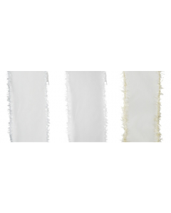 Davies Products Christmas Tinsel Edge Wired Ribbon - Pack of 3