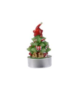 Kaemingk Christmas Tree Tealight Wax Candles - Pack of 6