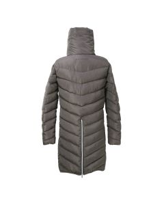 Coldstream Kimmerston Long Quilted Coat - Taupe - X Small 