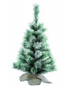 Kaemingk Snowy Vancouver Christmas Tree Green/White - 2ft