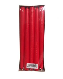 Prices Dinner Candles - Pack of 10 - Red