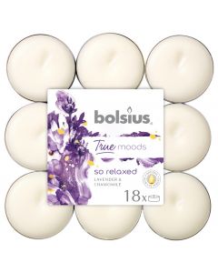 Bolsius 4 Hour Tealights - So Relaxed - Pack of 18