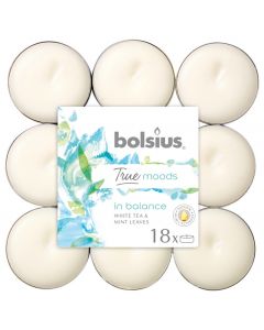 Bolsius 4 Hour Tealights - In Balance - Pack of 18