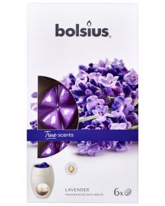 Bolsius Fragranced Wax Melts - Lavender - Pack of 6