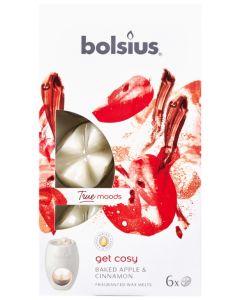 Bolsius Fragrance Wax Melts - Get Cosy - Pack of 6