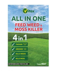 Vitax All In One Feed Weed & Moss Killer Box - 90sqm