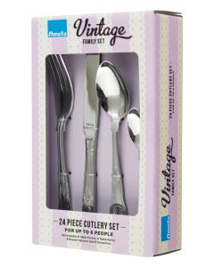 Amefa Vintage Cutlery Box - 24 Piece - Kings