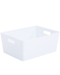 Whatmore Rectangular Studio Box - 26 x 35 x 15cm - Ice White