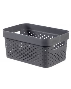 Curver Recycled Infinity Dots Box - 4.5L - Dark Grey