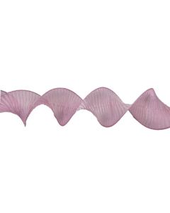 Davies Products Ruffle Ribbon - 10cm Blush