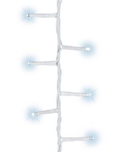 Kaemingk 1500 LED Compact Twinkle Lights - Cool White With White Cable