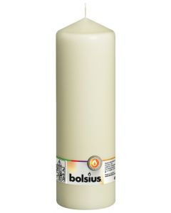 Bolsius Pillar Candle - Ivory 250/78