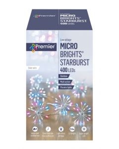 Premier 400 LED Multi Action Starburst Stringlights - Rainbow