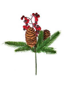 Premier PE Pick Christmas Decoration - Red Berry