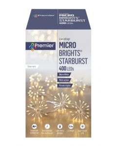 Premier 400 LED Multi Action Starburst Stringlights - Warm White