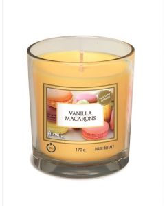 Aladino Medium Candle Jar - Vanilla - Macarons
