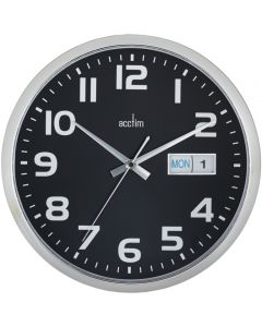 Acctim Supervisor Wall Clock - Black