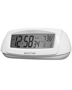 Acctim Sol Alarm Clock - White