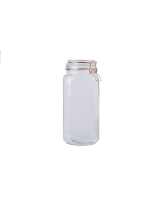 Sabichi Copper Clip Top Glass Jar - 2.2L