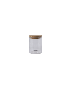 Sabichi Glass Jar With Wooden Lid - 900ml