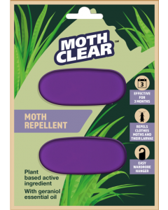 Moth Clear Clothes Moth Repellent Pack of 2