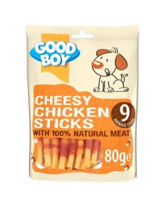 Good Boy Cheesy Chicken Sticks - 80g