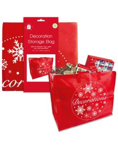 I G Design Christmas Decoration Storage Bag - 58x30x48cm