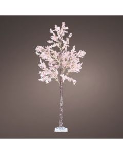 Kaemingk Lumineo Micro LED Tree Pink Flower Christmas Lights - Steady Effect - Outdoor - Warm White - H 180cm - 180 LED