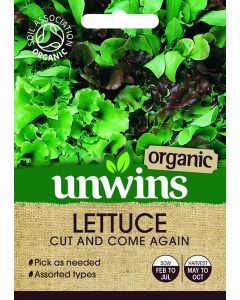 Lettuce (Leaves) Cut And Come Again (Organic) Seeds
