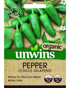 Pepper (Chilli) Jalapeno (Organic) Seeds