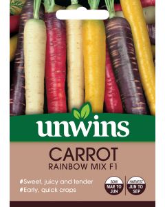 Carrot Rainbow Mix F1 Seeds