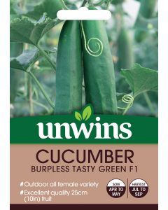 Cucumber Burpless Tasty Green F1 Seeds