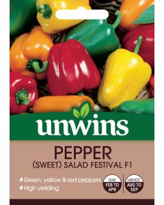 Pepper (Sweet) Salad Festival F1 Seeds
