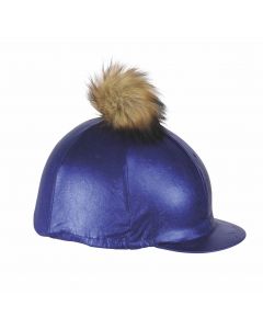 Shires Metallic Hat Cover - Blue