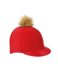 Shires Pom Pom Hat Cover - Red