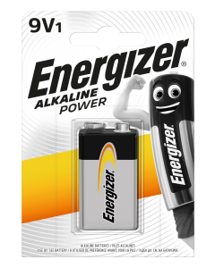 Energizer Alkaline Power Battery 9V - Single