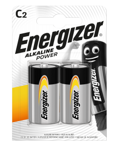 Energizer Alkaline Power Battery C Pack of 2