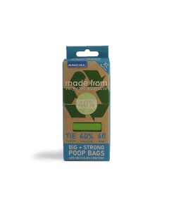 Ancol Made From - Dog Poop Bag Refill - 4 Pack
