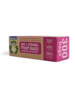 Ancol Made From - Scented Giant Dog Poop Bags Refill - 300 Bags