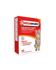 Chanelle Ridaworm Cat Tablets - 2 Tablets