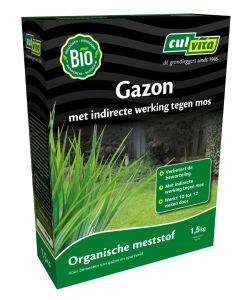 Culvita Organic Lawn Fertiliser Plus - 1.5kg