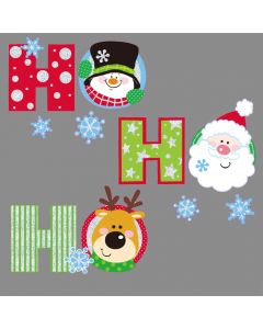 Davies Products Ho Ho Ho Luxury Window Stickers Christmas Decoration