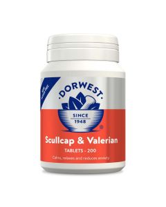 Dorwest Herbs Scullcap & Valerian Pet Behaviour Supplement