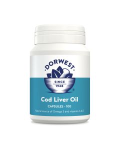 Dorwest Herbs Cod Liver Oil Dog & Cat Supplement - 100g