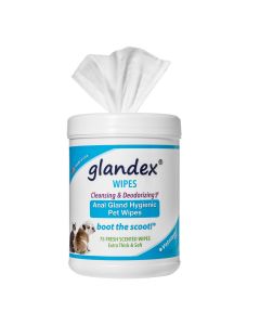 Glandex Anal Pet Wipes - Pack of 75