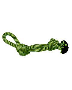 Jolly Pets Knot-N-Chew Looped Rope Dog Toy - 6" - Green/Black